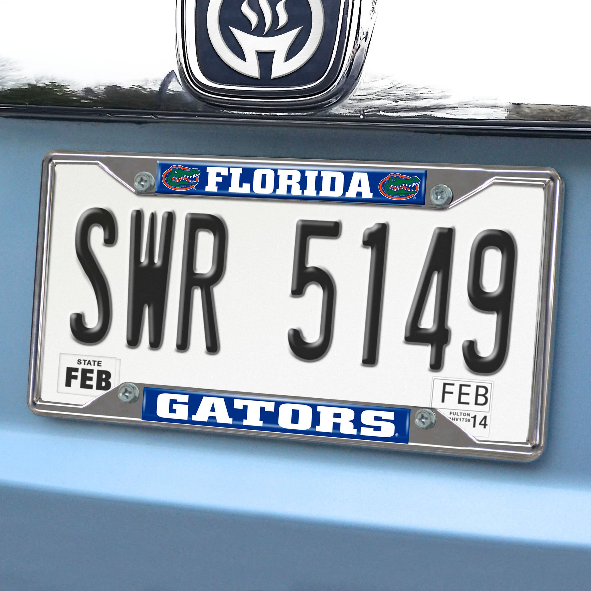 Fanmats Florida Gators Chrom Metall Nummernschild Rahmen, 6,25′′ x 12,25′′
