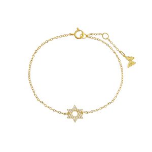 Pavé Star Of David Armband