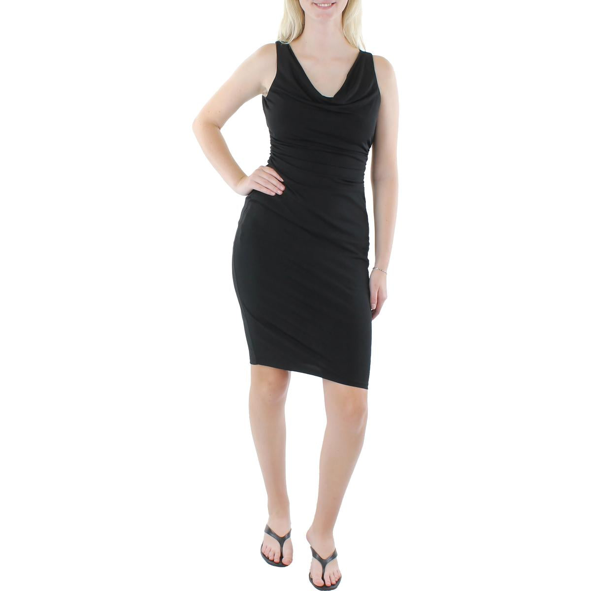 Midi Mantel Kleid aus Strick