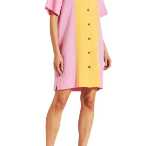 Edie Mini-Kleid aus rosa-Maringold 7703589945404