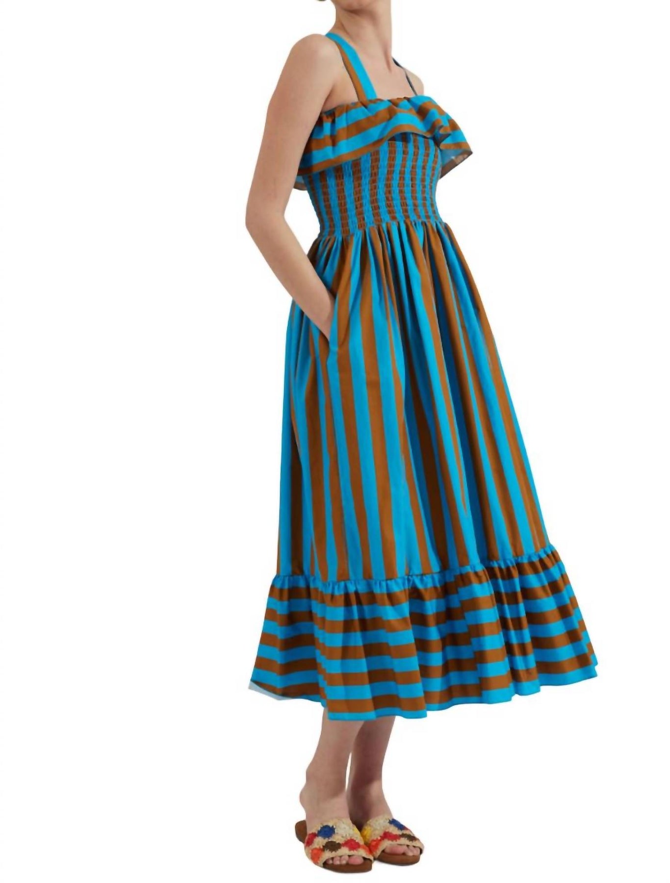 Sunkissed Kleid in Riviera Turchese