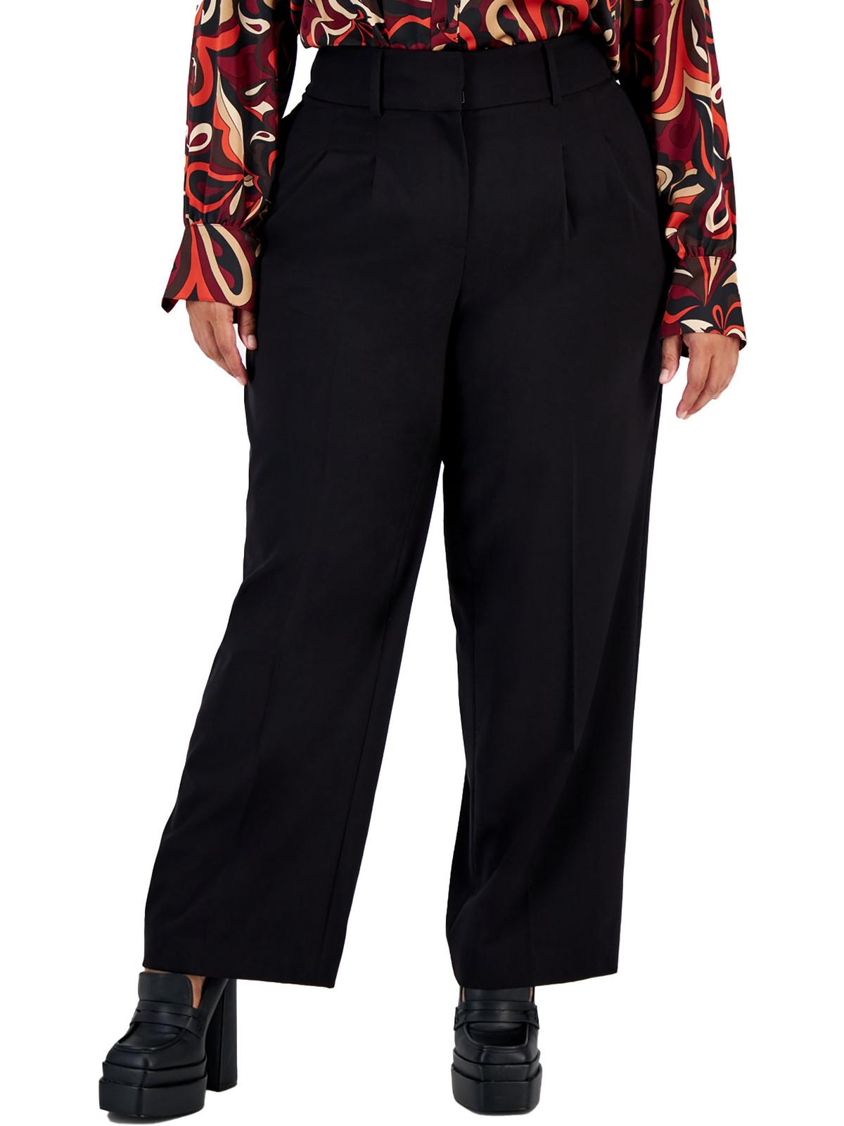 Plus Damen mittlerer Bund Büro formelle Hose