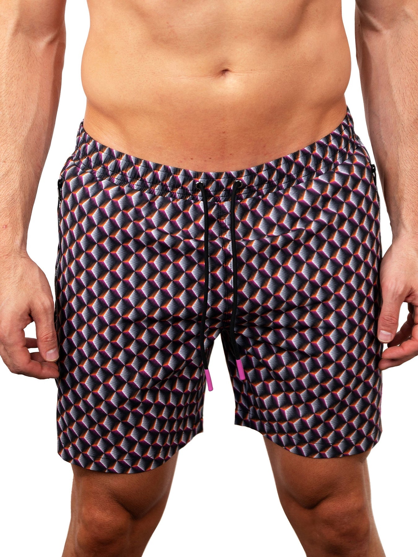 Schwimmen Lion Geo Rot