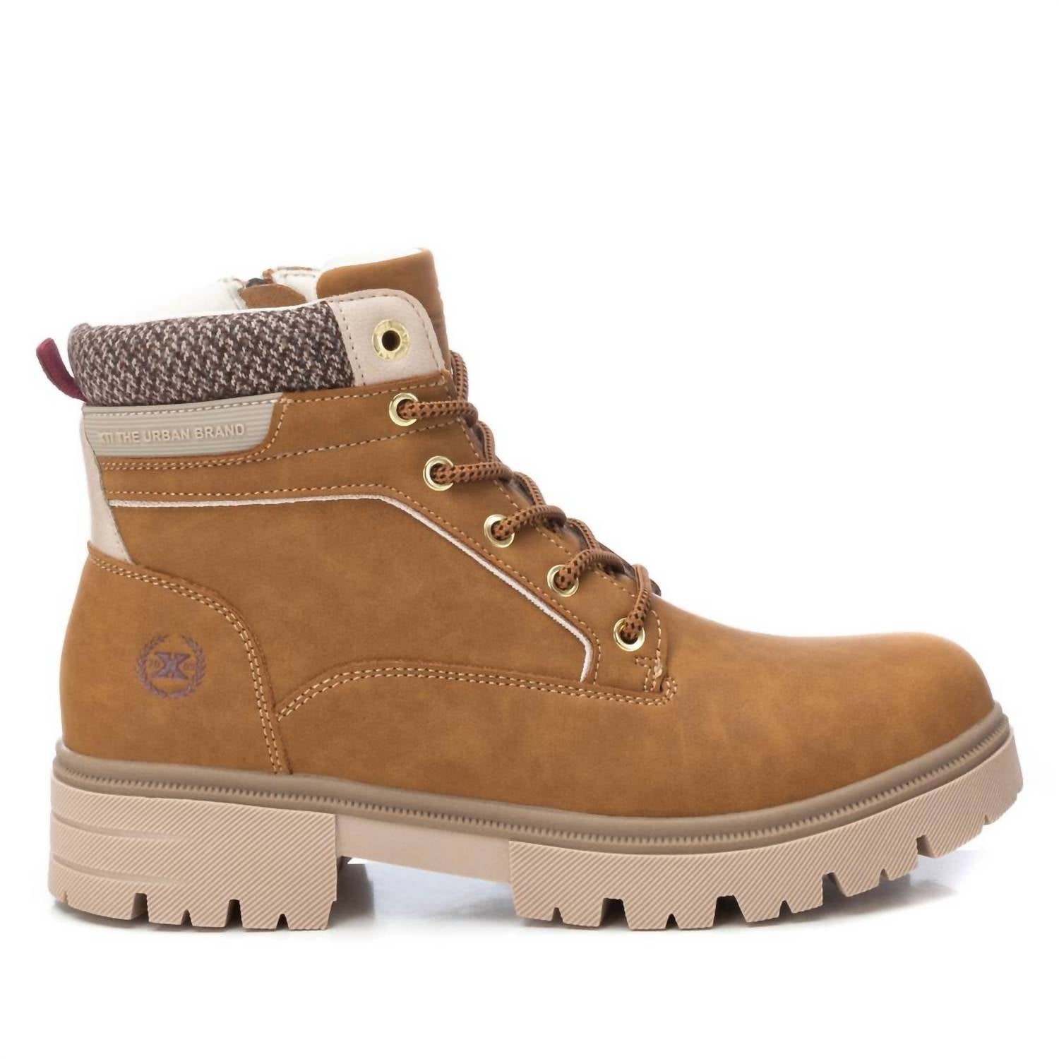 Damen Kampf Booties in Camel
