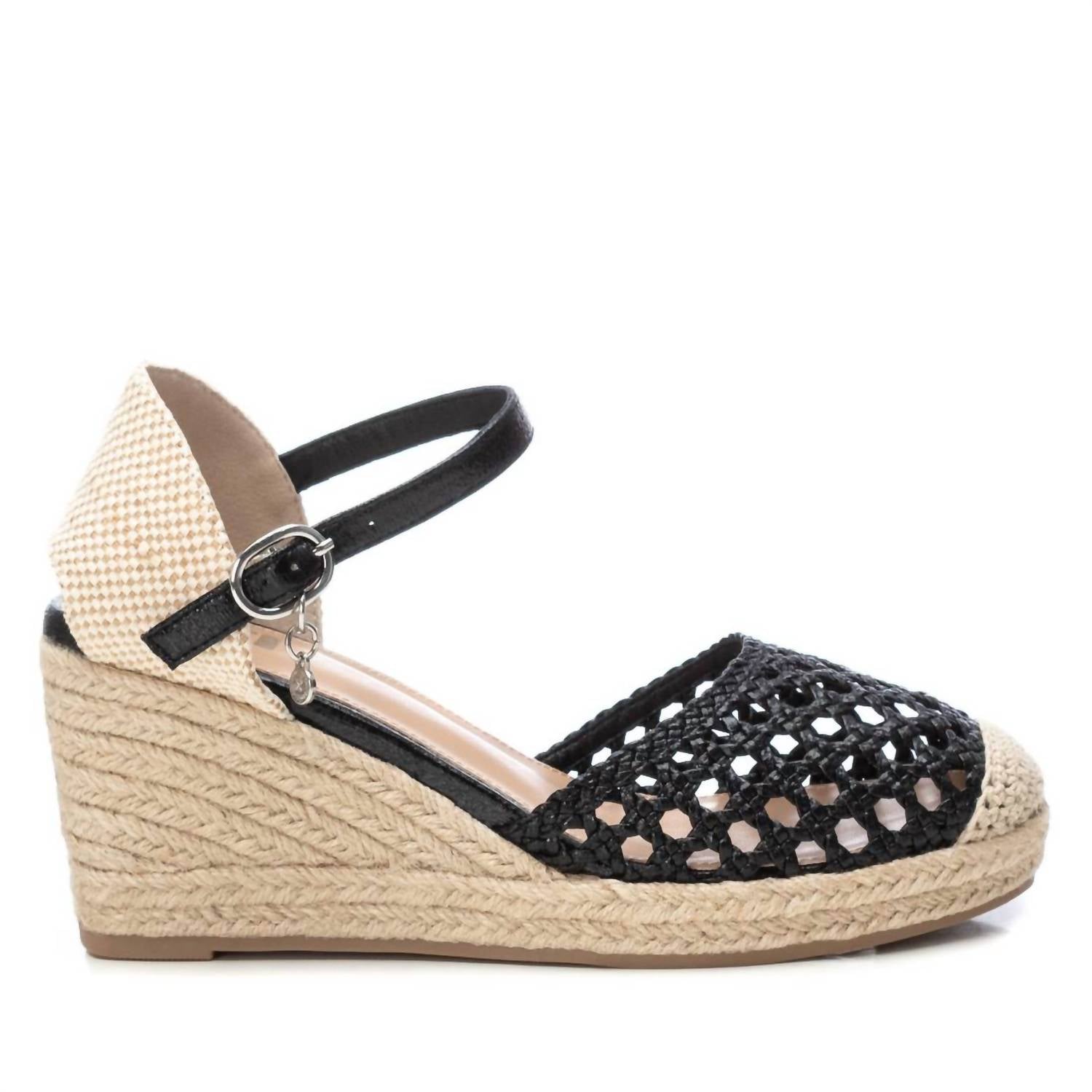 Damen Sandalen in Schwarz – Keilsandalen