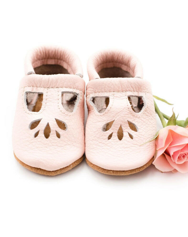 Rose Altrosa LOTUS T-Strap Schuhe Baby und Kleinkind