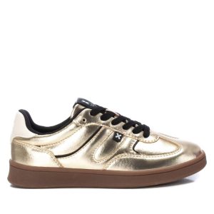 Damen Trainer Sneakers in Gold 7803949973564