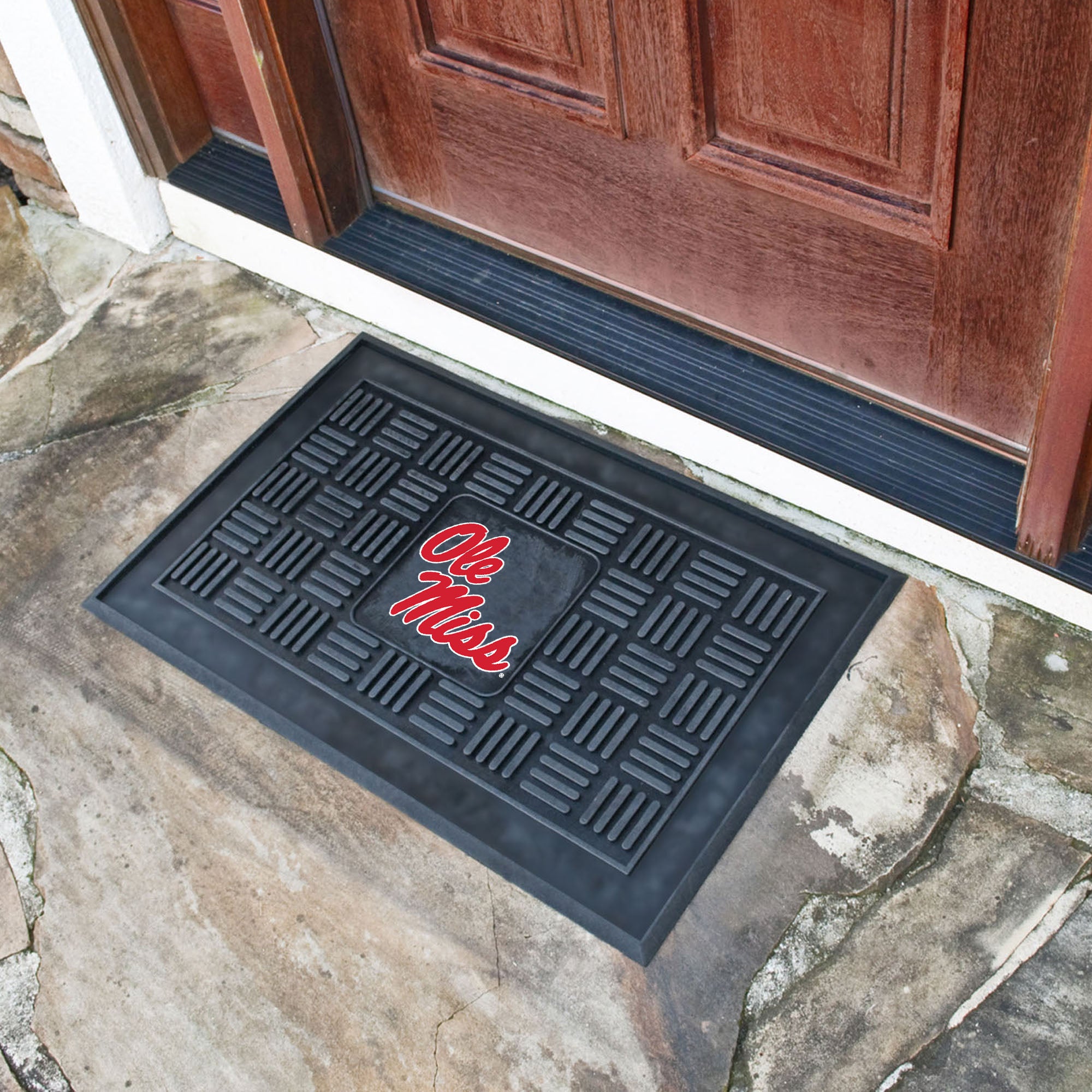 Fanmats Ole Miss Rebels Heavy Duty Vinyl Medallion Fußmatte – 19,5′′ x 31′′