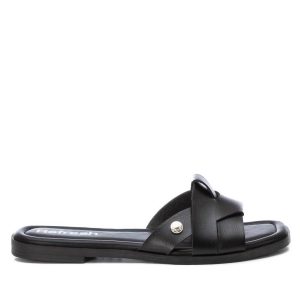 Damen flache Sandalen in schwarz – 7703603806268