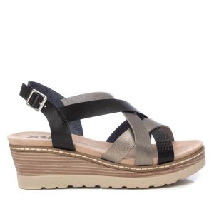 Damen keil Sandalen in falten 7703603970108