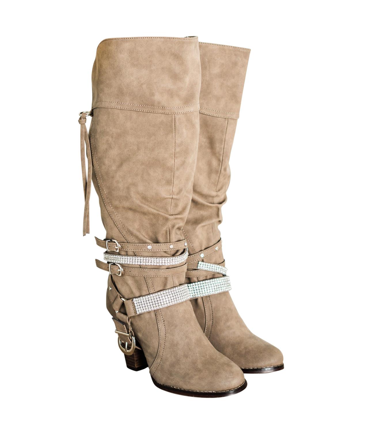 Stacey Stiefel für Damen in Taupe