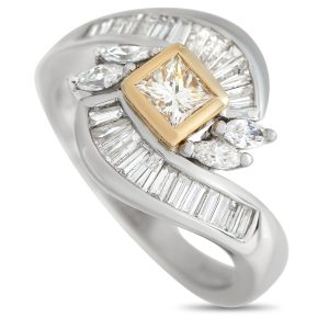 LB Exclusive Platinum 1.02ct Diamond ring -021324 – MF22