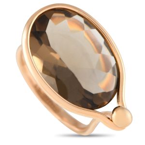 Georg Jensen Savannah 18K Rosengold Topas Ring GJ02-122623