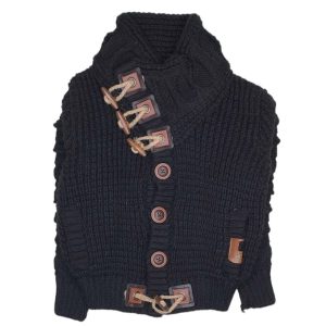 Junges Wollmischung Pullover in schwarz 7803924316220