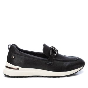 Damen Mokassins Schuhe in Schwarz