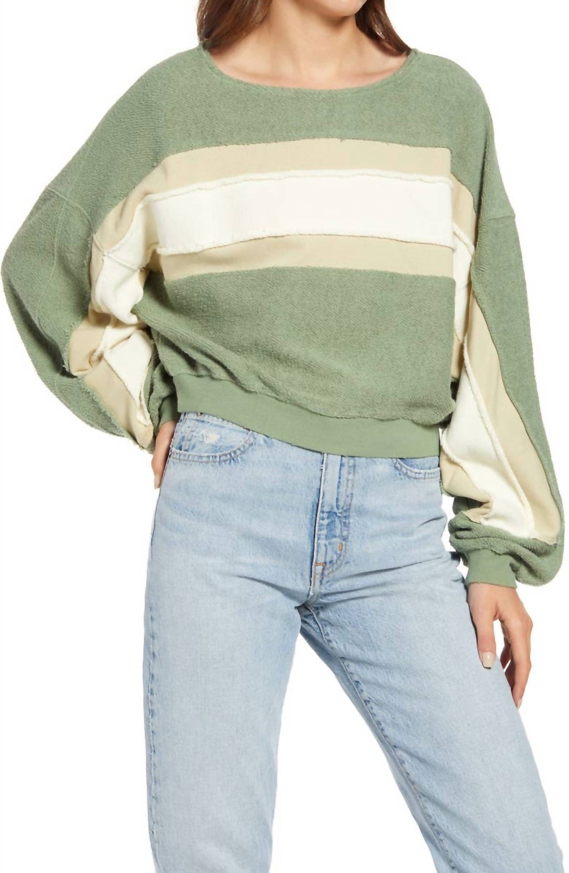 Palo Alto Pullover im coolen Moss Combo