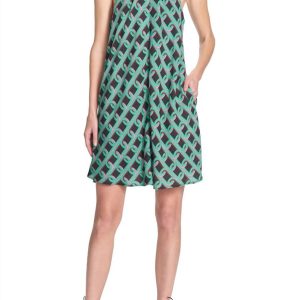 Suzi Collar Swing Kleid in schwarz 7803926872124