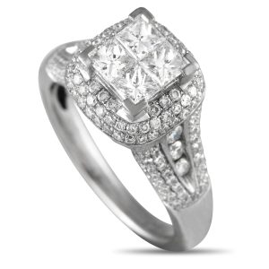 Gregg Ruth 18K Weißgold 1.85ct Diamantring -020124 – GR29
