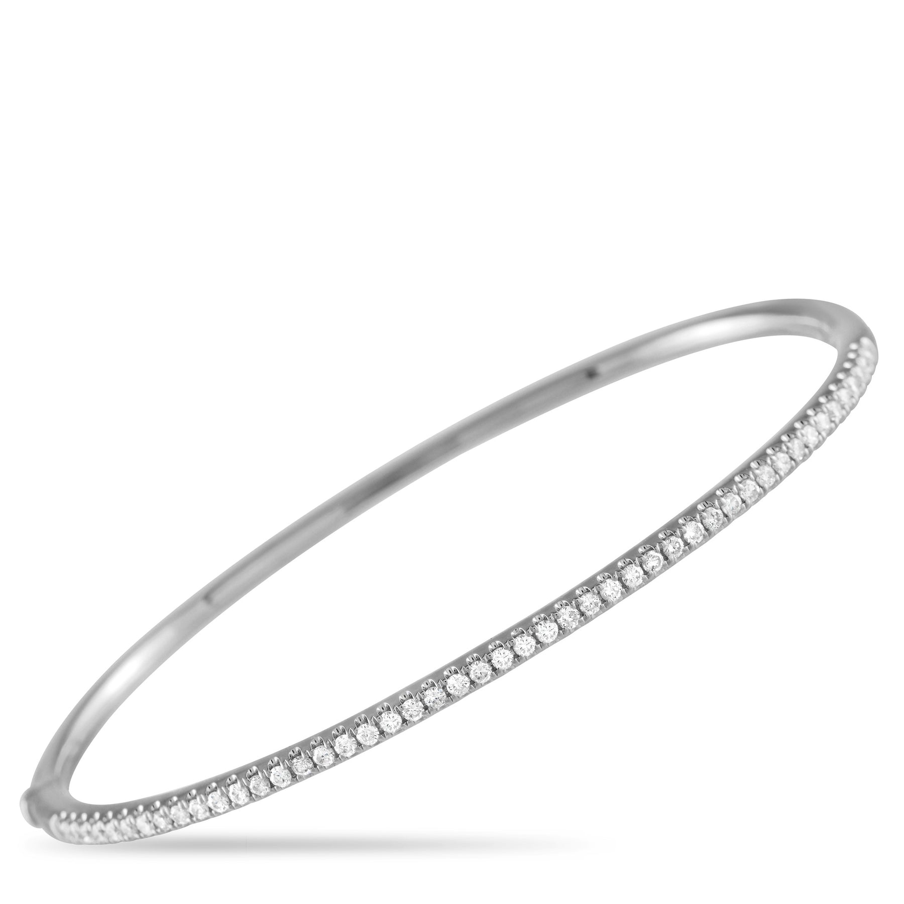 LB Exclusive 18K Weißgold 0.50ct halbe Ewigkeit Armband ALB-15074