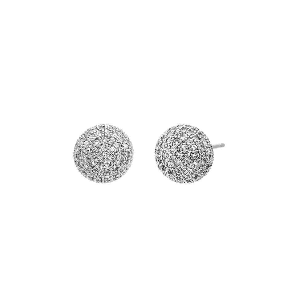 Pave Ball Ohrstecker