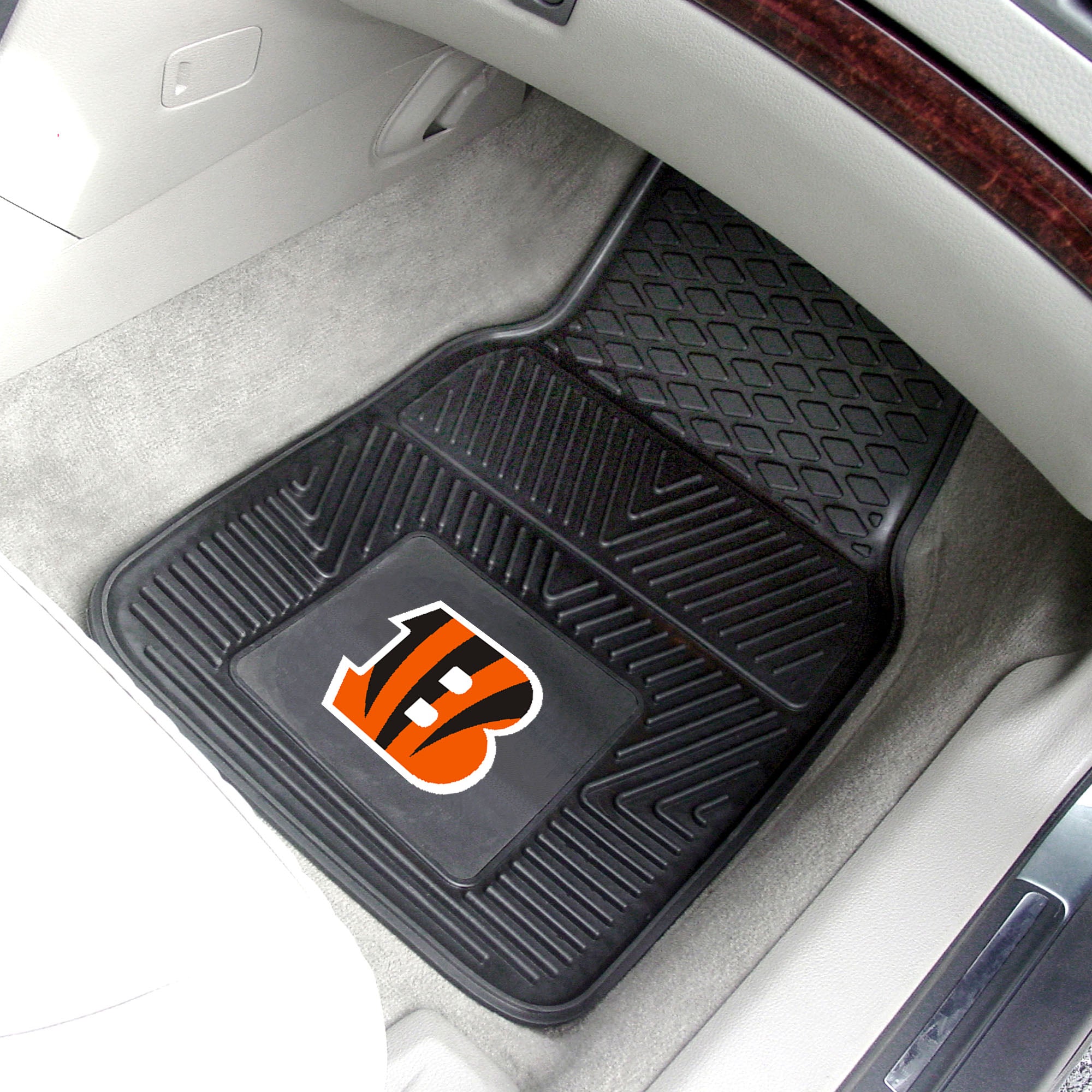 Fanmats Cincinnati Bengals Heavy Duty Auto Matte Set – 2 Stück