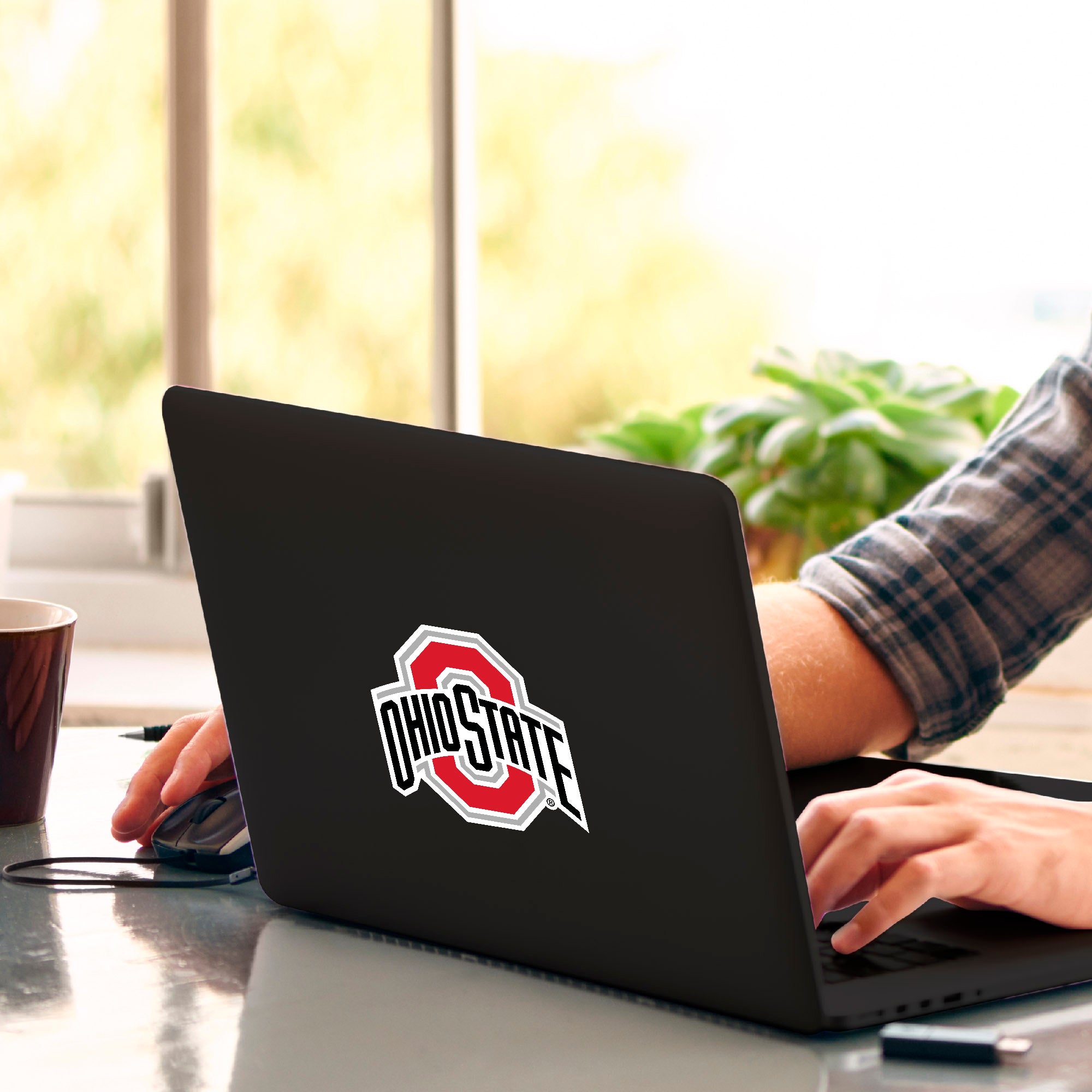 Fanmats Ohio State Buckeyes Matte Aufkleber