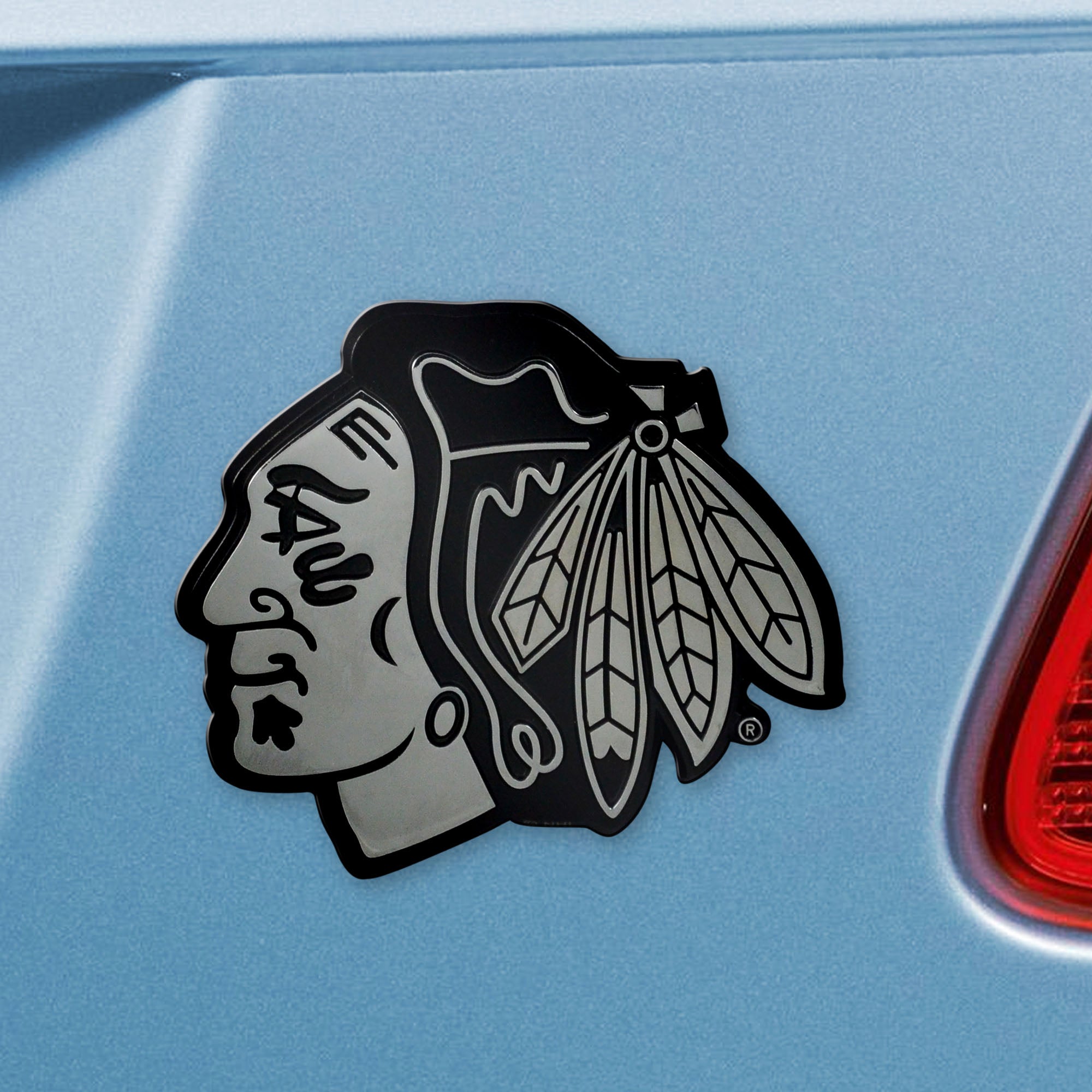 Fanmats Chicago Blackhawks 3D Chrom Metall Emblem