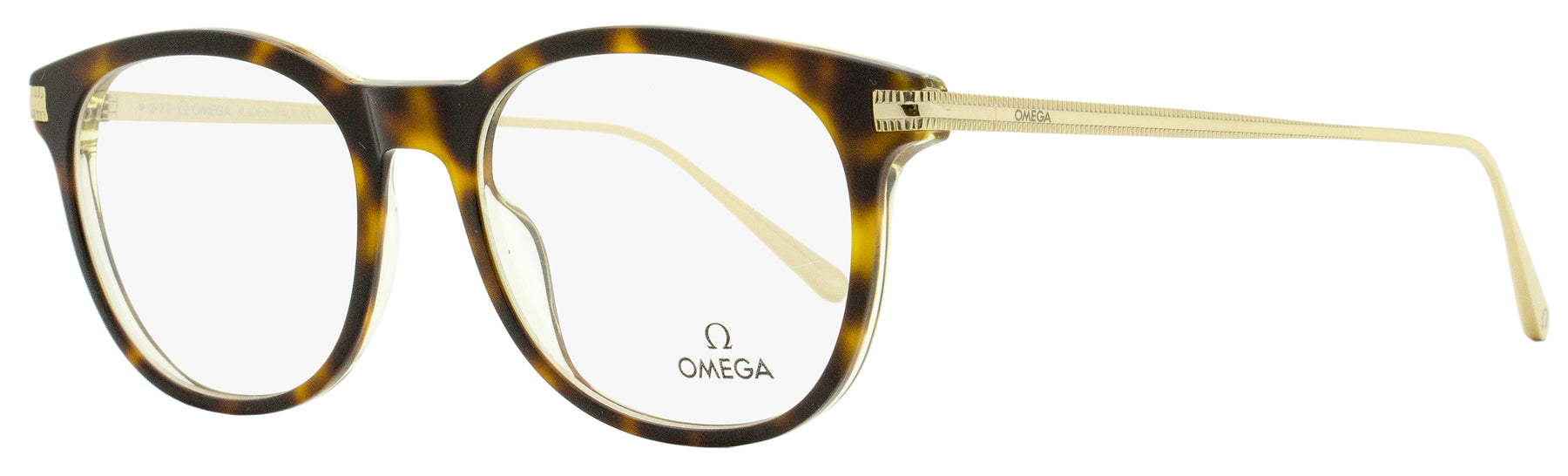Omega Herren Pantos Brillen OM5013 056 Havanna/Gold 53mm