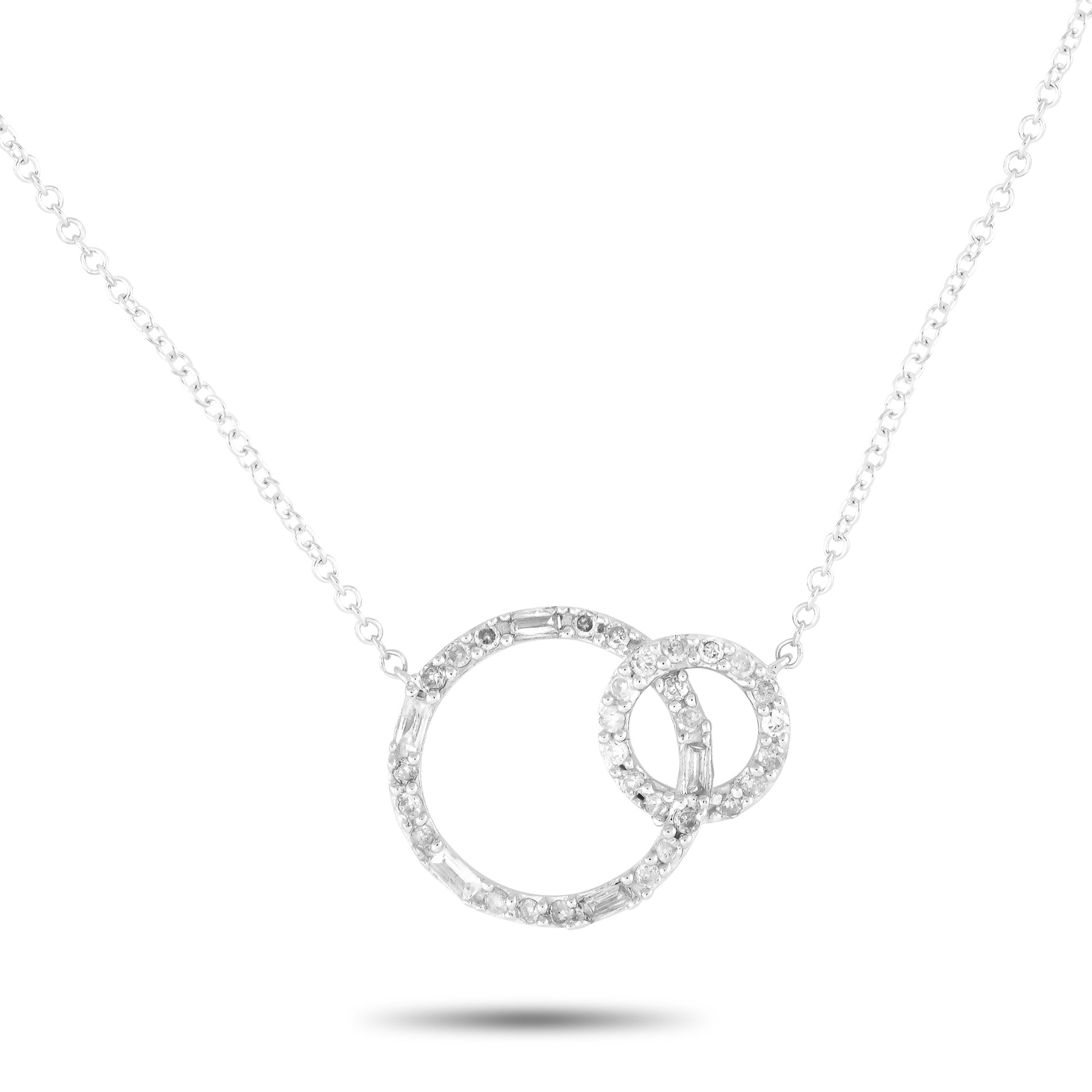 LB Exclusive 14K Weißgold 0.25ct Diamant Halskette PN15379 W