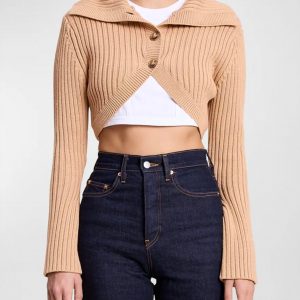 Tinsley Strickjacke in Butternut