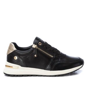 Damen Trainer Sneakers in schwarz 7803961671740