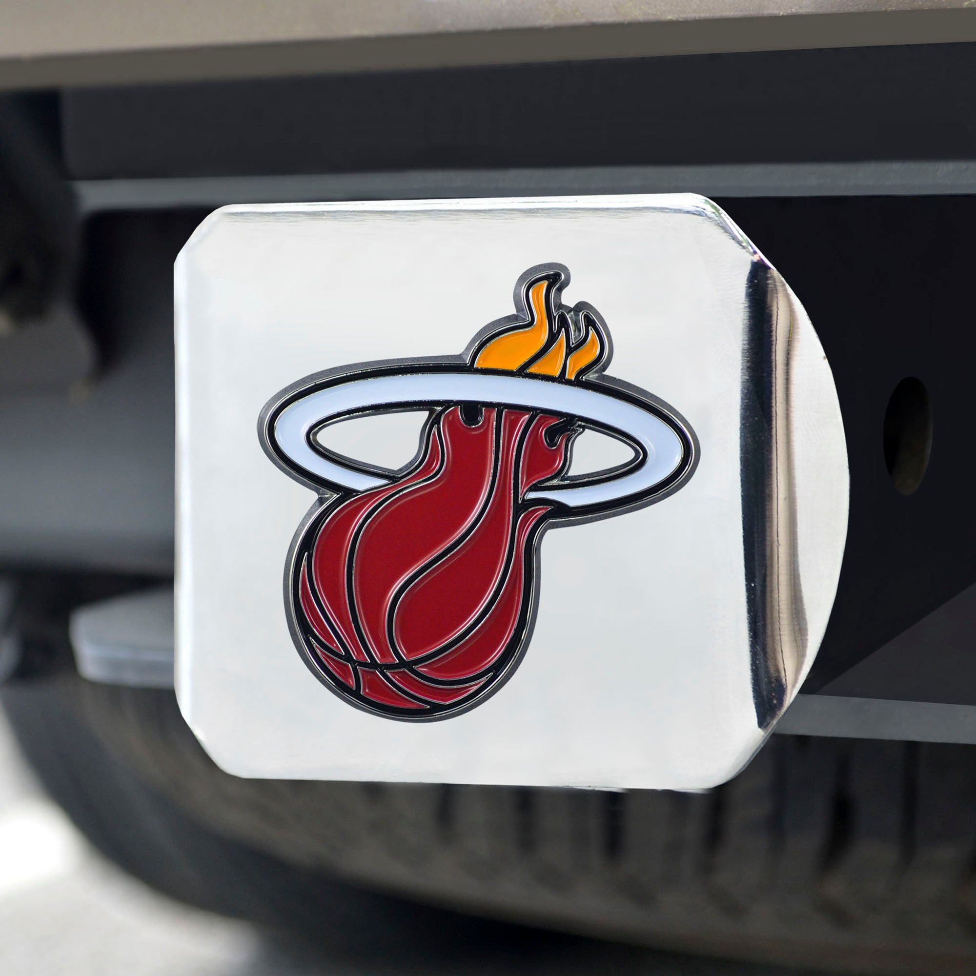 Fanmats Miami Heat Hitch Abdeckung – 3D-Farbemblem