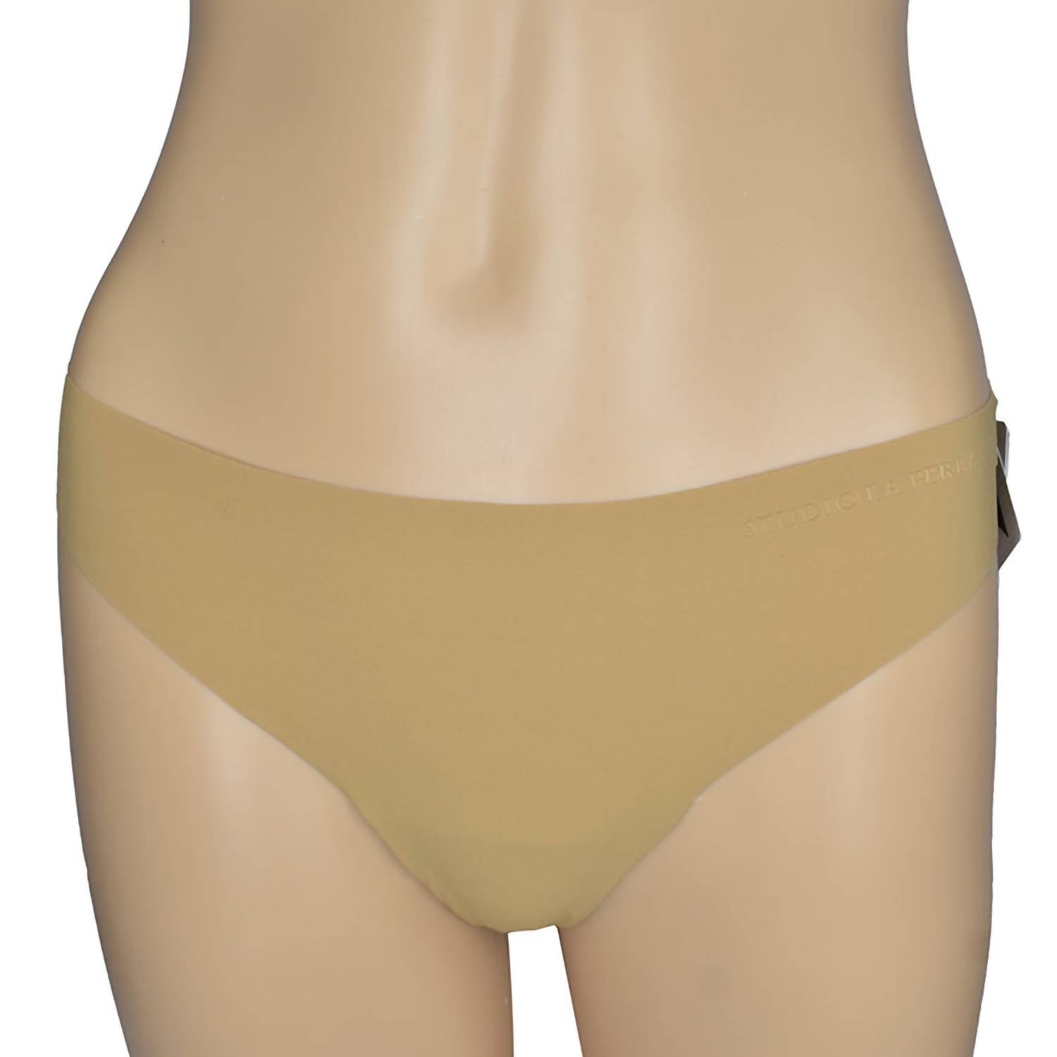 Studio Logo Nahtloser String in Beige