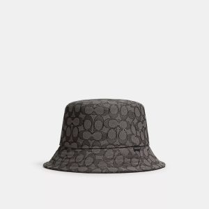 Coach Outlet Signature Jacquard Bucket Hut 7832588091452