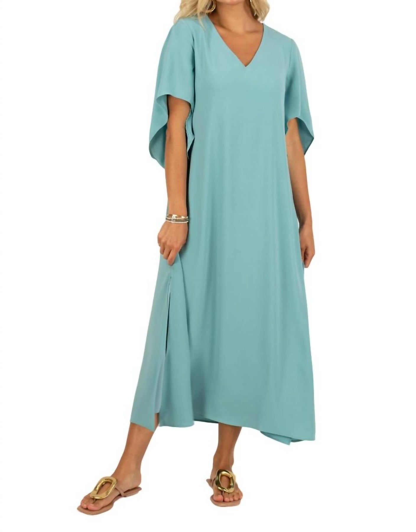 Meredith Midi Kleid im Meer