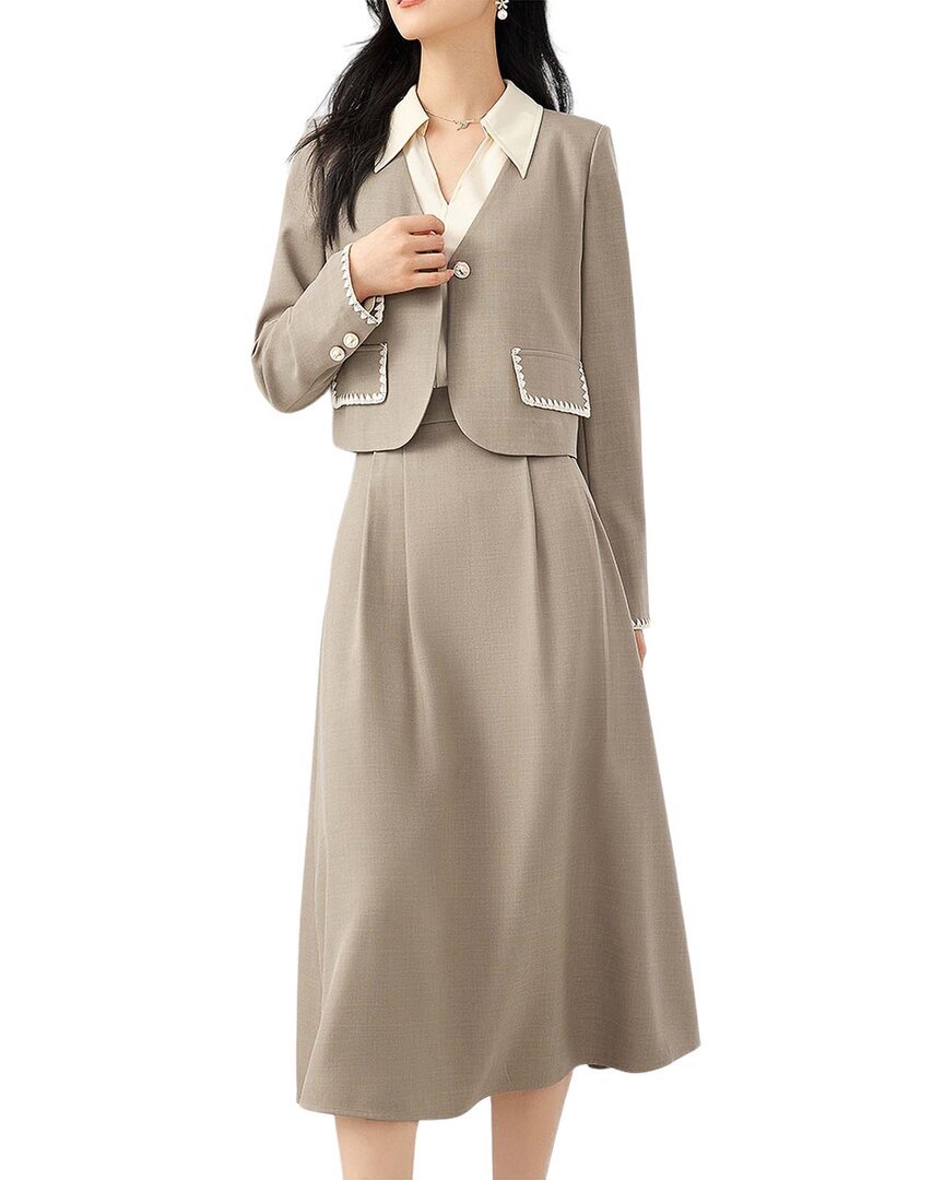 OUNIXUE 2pc Blazer & Rock Set 7703670095932