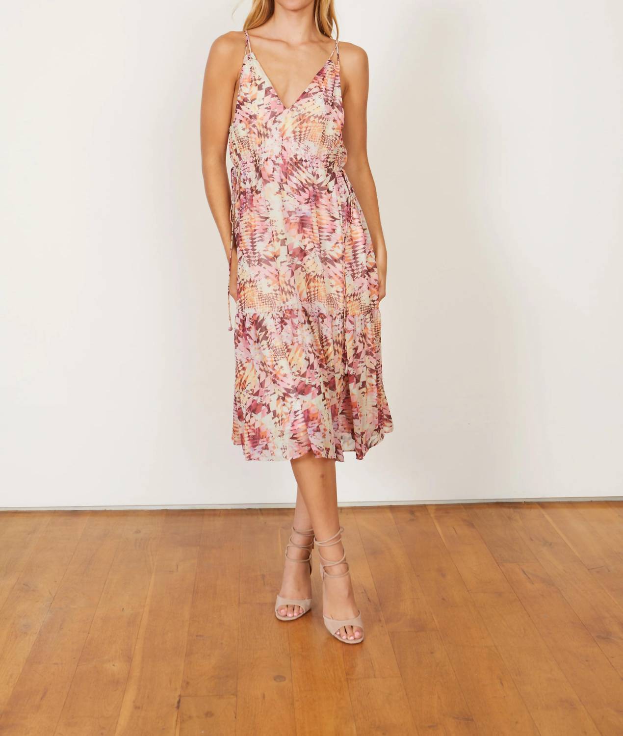 Skylar Kleid in Kaleidoskop-Blüte