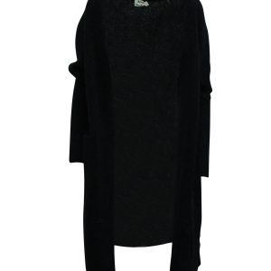 Acne Studios Raya Langer Strickjacke in Blau Mohair