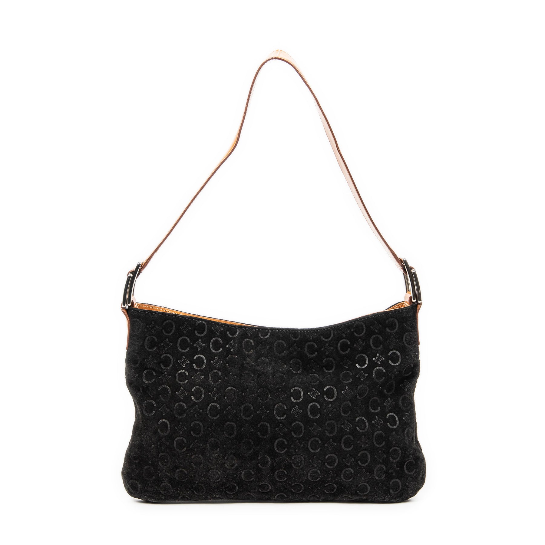Flache Schultertasche
