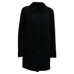 Simone Rocha Straight Mantel aus schwarzem Polyester – 7703678812220