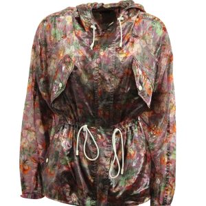 Isabel Marant Olaz florale Kapuzenjacke aus mehrfarbigem Polyester 7703679303740