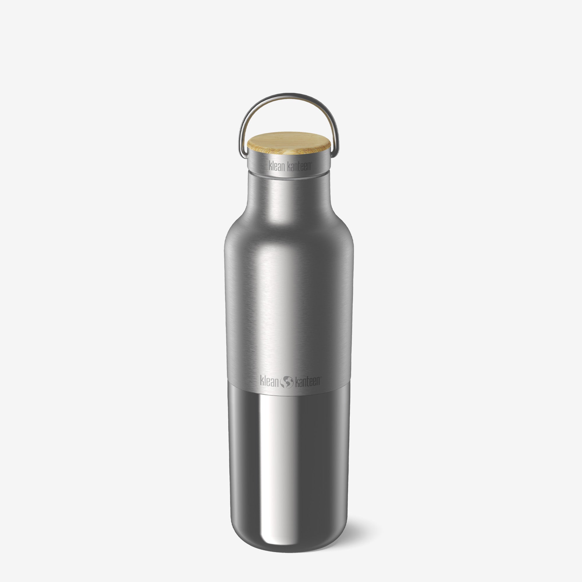 Klean Kanteen 20oz Rise Reflect mit Bambus-Kappe