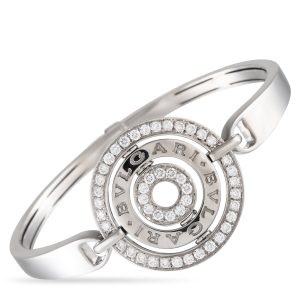 Bvlgari Astrale Cerchi 18K Weißgold 1.40ct Diamant Armband BV30 -012324