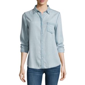 Mercer And Spring Chambray Hemd in Bleichmittel 7803942010940
