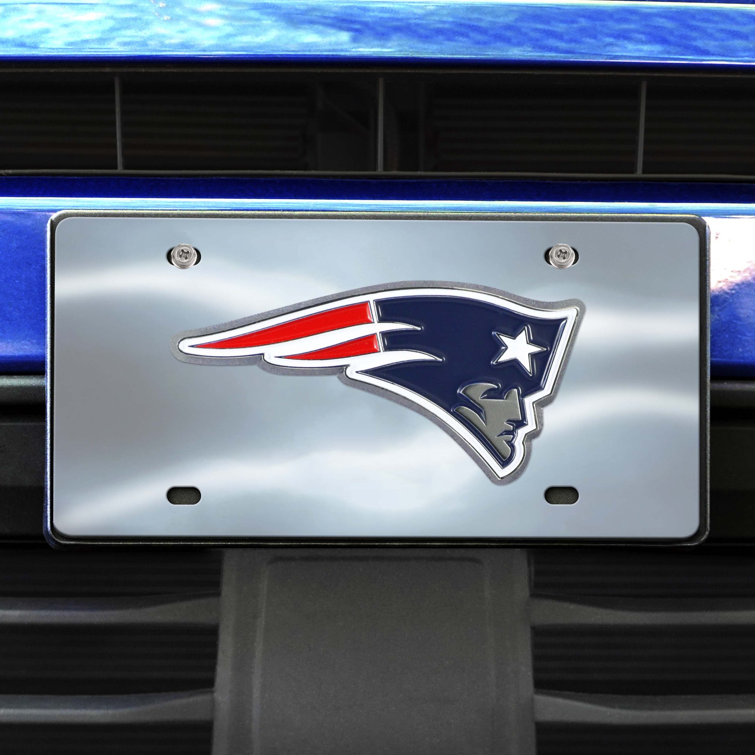 Fanmats New England Patriots 3D Edelstahl Nummernschild