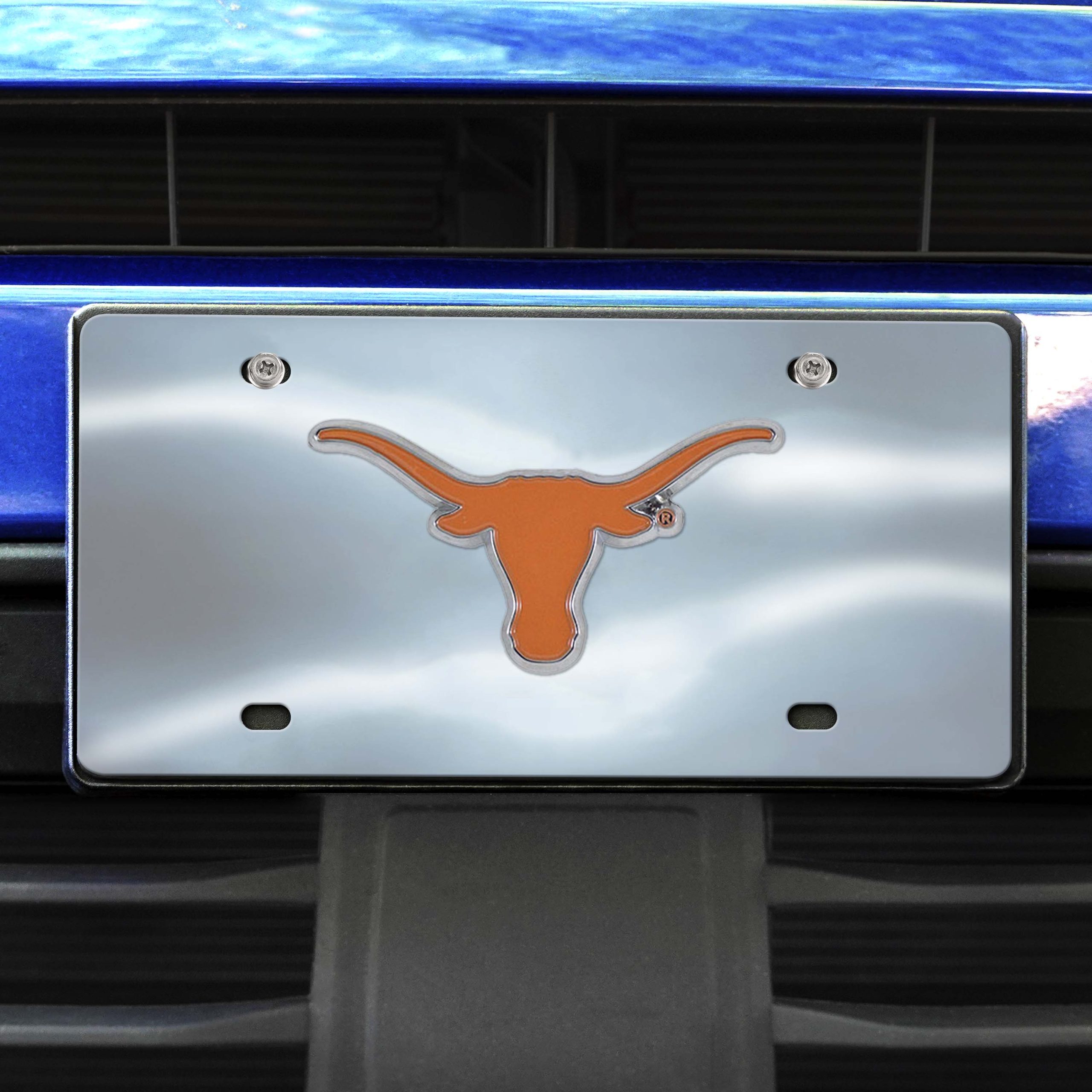 Fanmats Texas Longhorns 3D Edelstahl Nummernschild