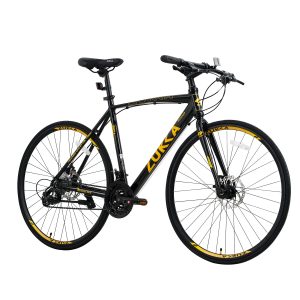 Streamdale 24 Speed Hybrid Fahrrad Scheibenbremse 700C Rennrad für Herren Damen City Fahrrad