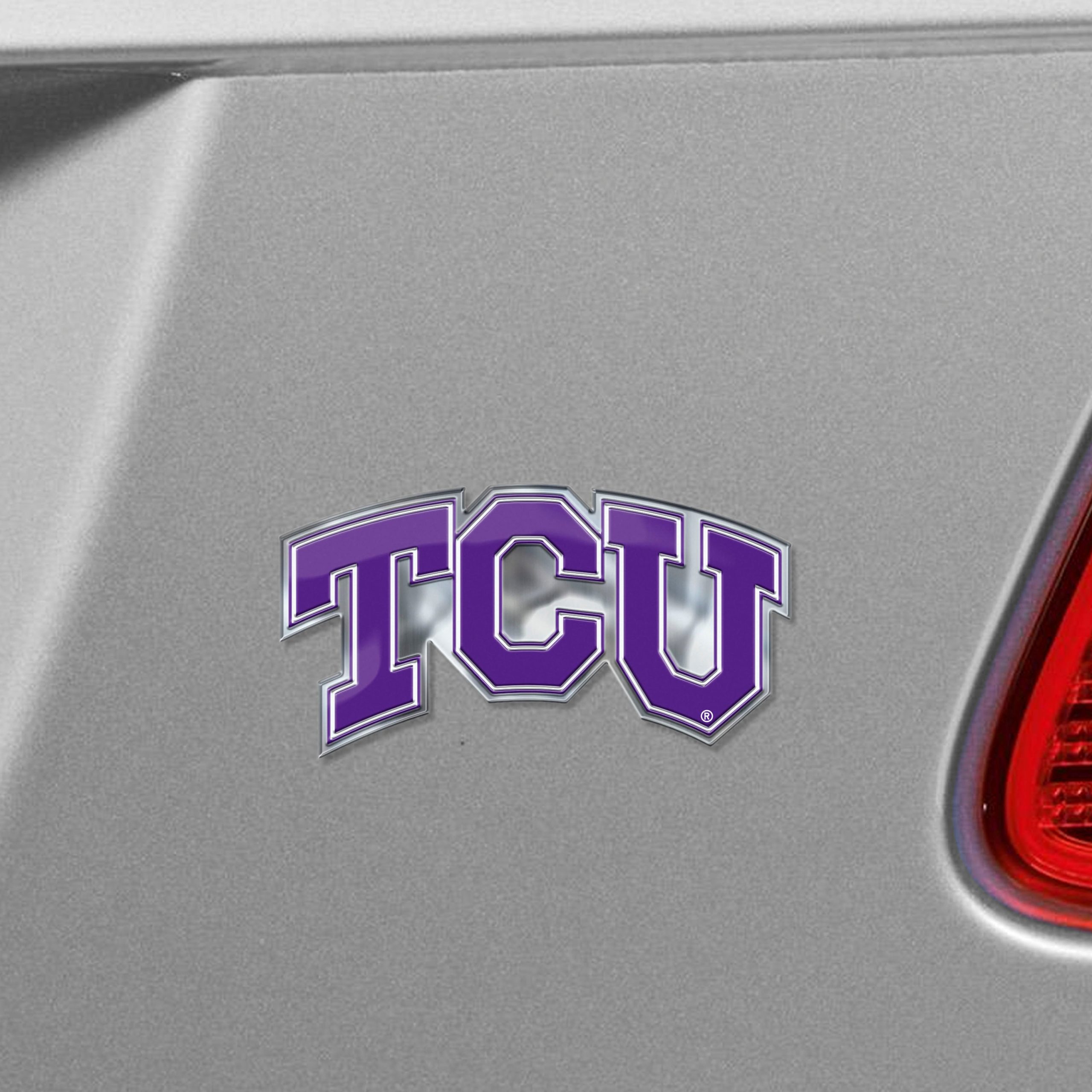 Fanmats TCU Horned Frogs Heavy Duty Aluminium geprägte Farbe Emblem – Alternative