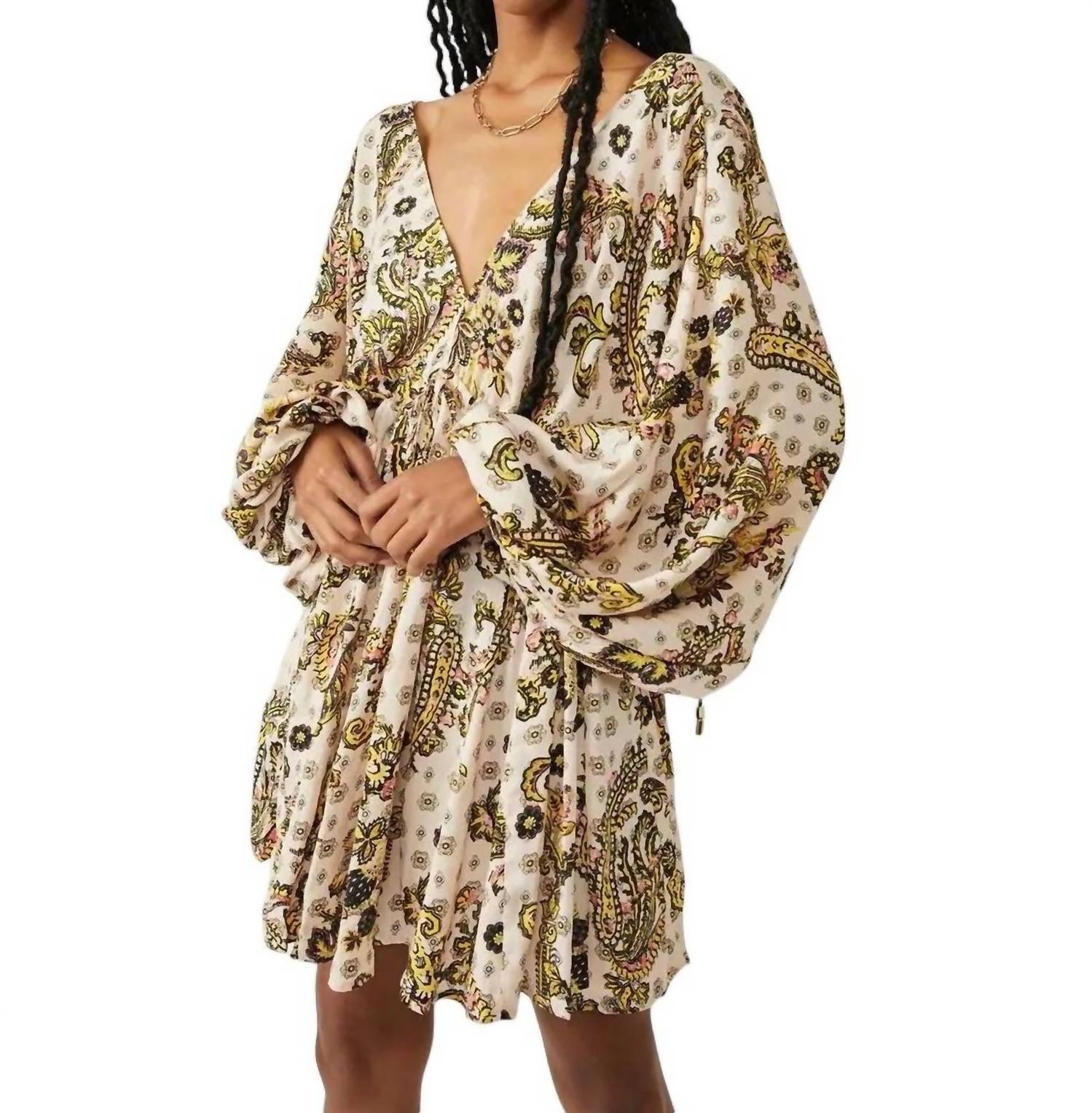 Bedrucktes Arzel Minikleid im Tee Combo