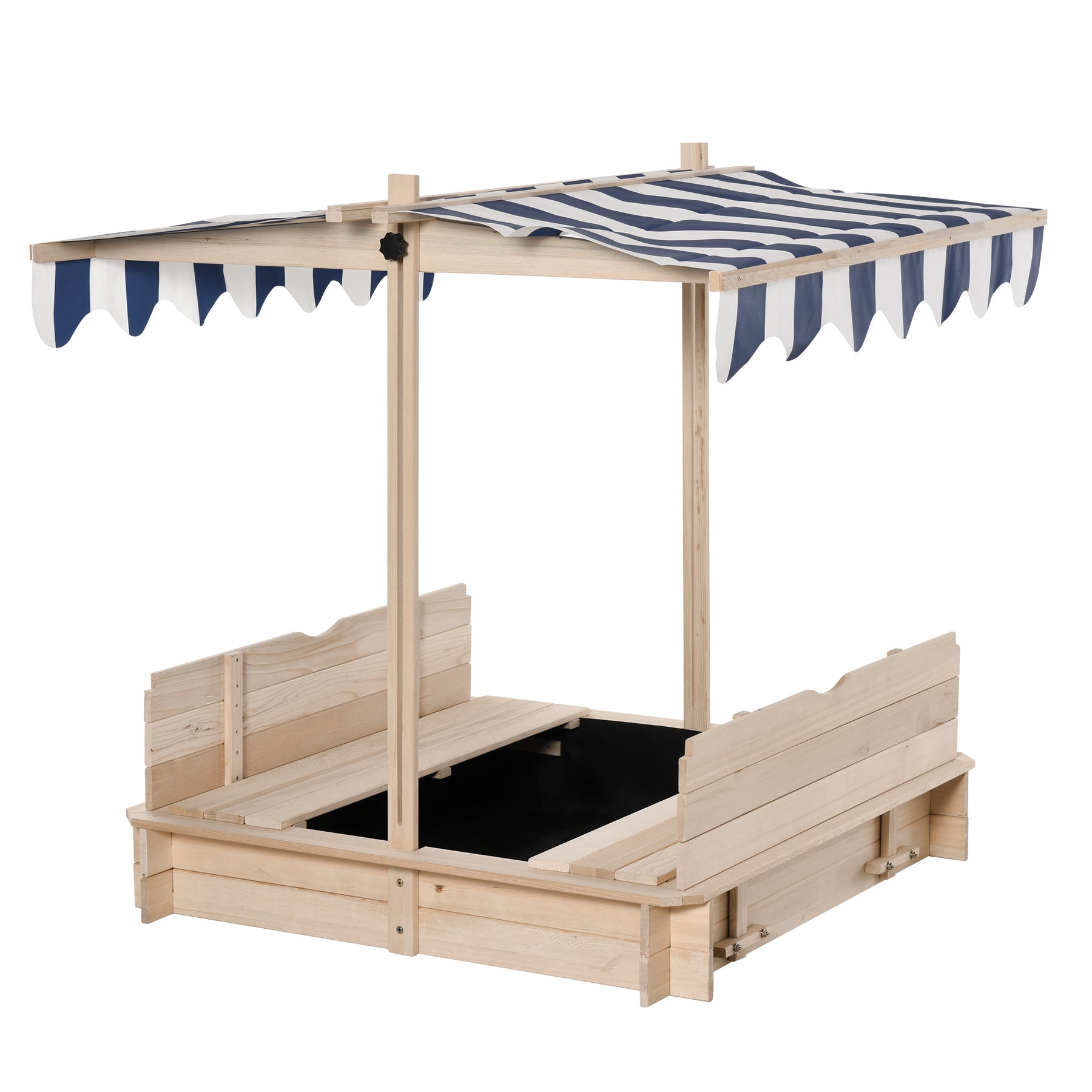 Streamdale Holz Kinder Sandkasten mit Abdeckung
